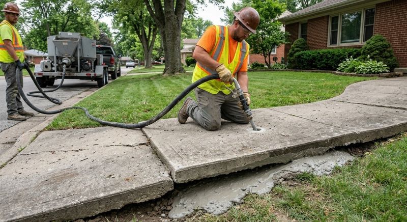 Concrete Leveling in West Des Moines, IA