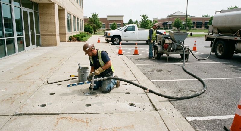 Commercial Concrete Mudjacking in Tampa, FL