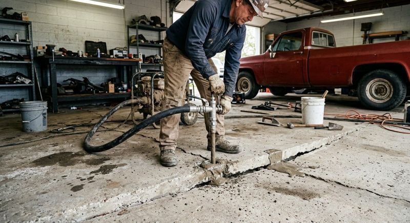 Concrete Floor Lifting in Des Moines, IA
