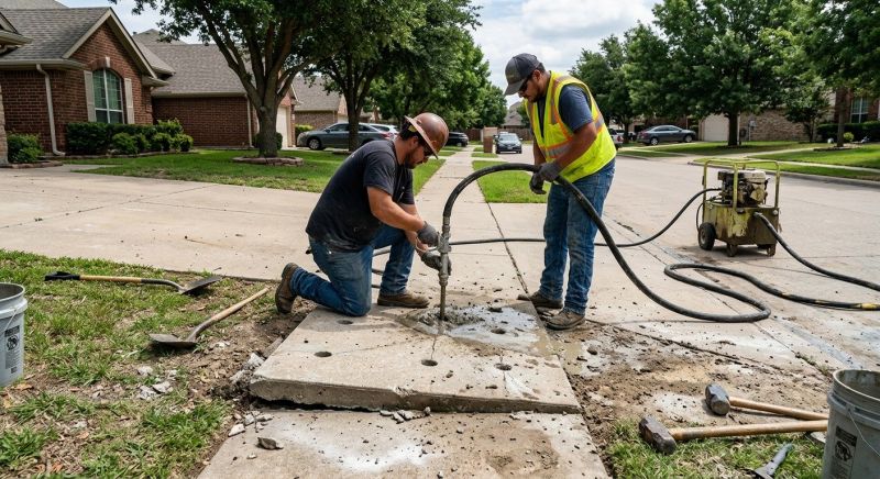 Concrete Lifting in Des Moines, IA