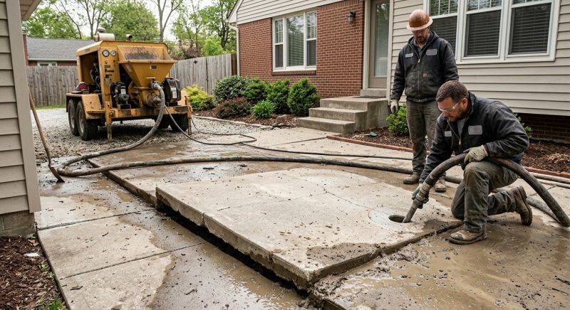 Concrete Lifting in West Des Moines, IA