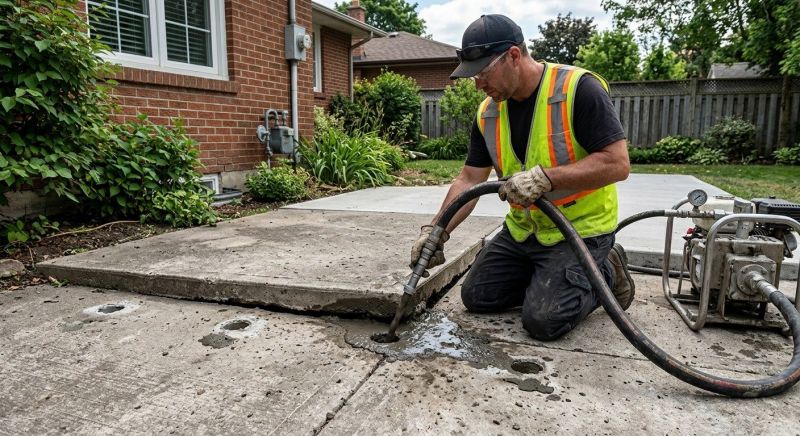 Concrete Mudjacking in West Des Moines, IA