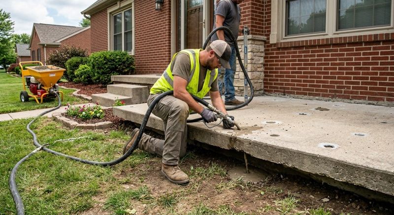 Concrete Settlement Repair in Corpus Christi, TX