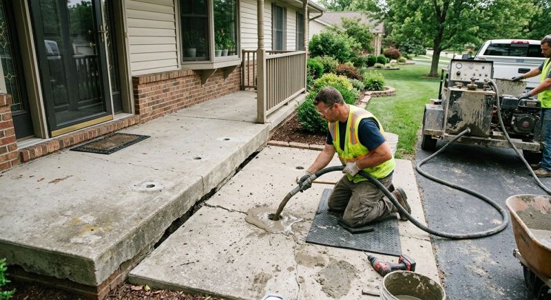 Patio Leveling in Des Moines, IA