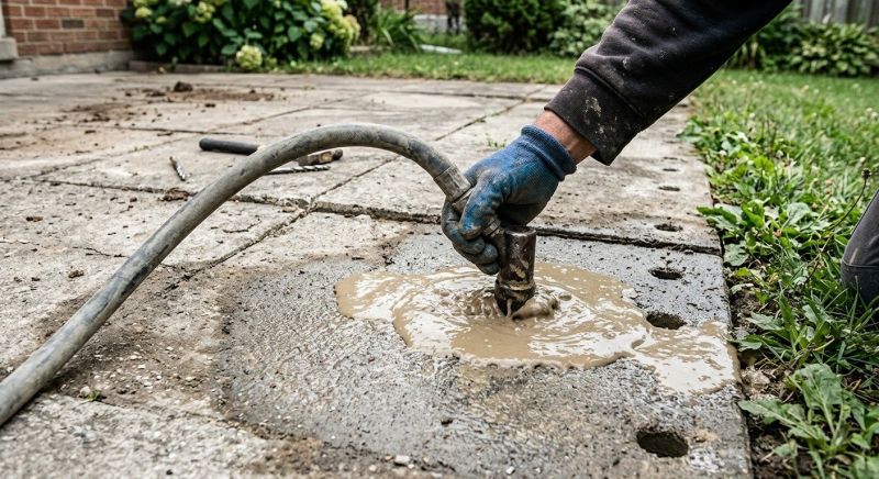 Patio Raising in San Antonio, TX