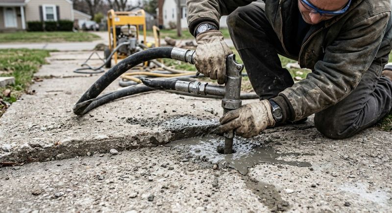 Slab Jacking in West Des Moines, IA