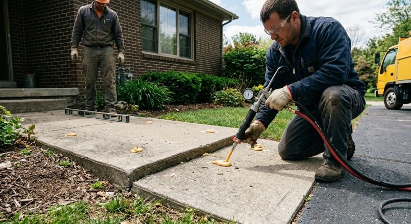 Slab Leveling in Columbus, OH