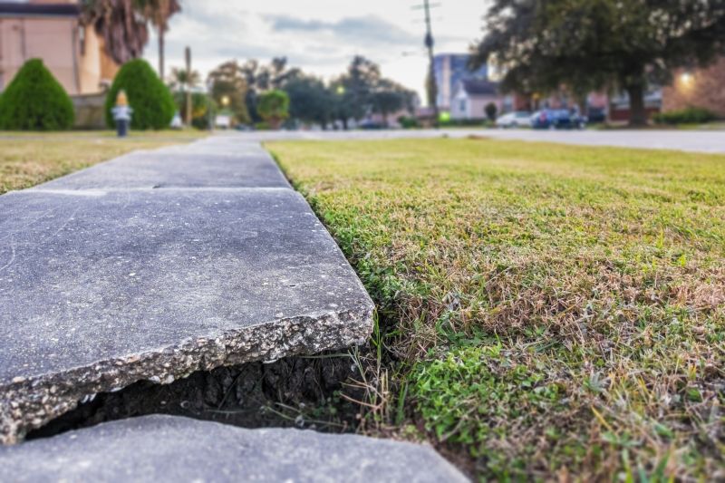 Sunken Sidewalk Repair in San Antonio, TX